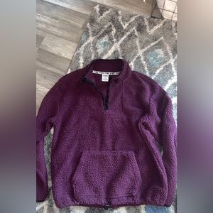 PINK half zip hoodie